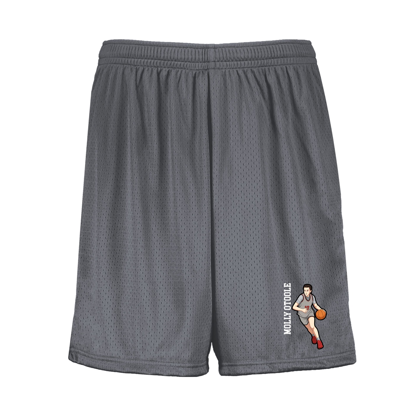 Shorts — Name Vertical in Grey
