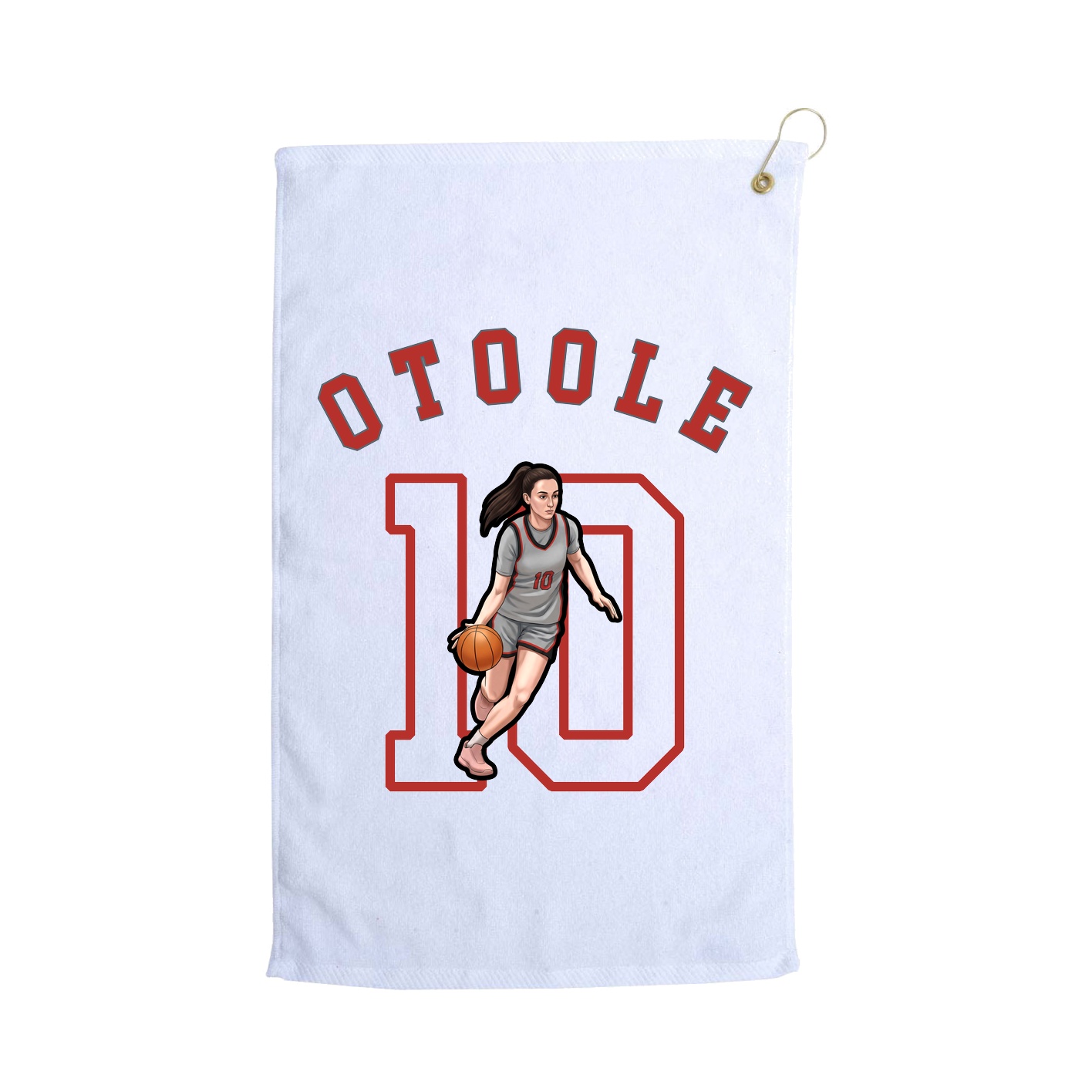 Golf Towel — Shirsey Arch in White