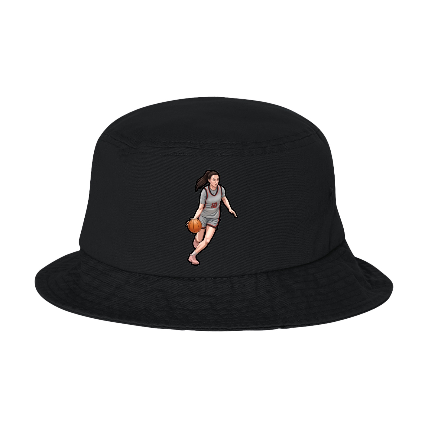 Bucket Cap — Name Vertical in Black