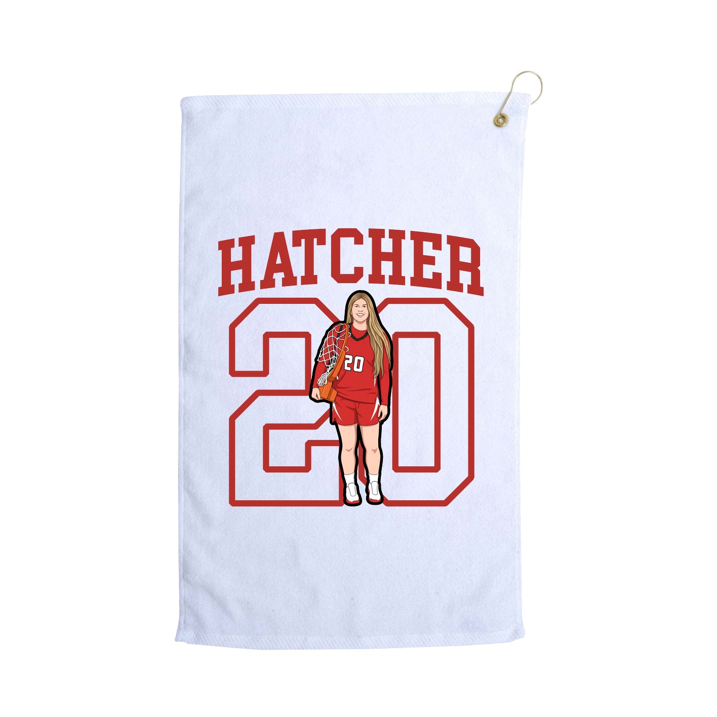 Golf Towel — Shirsey in White