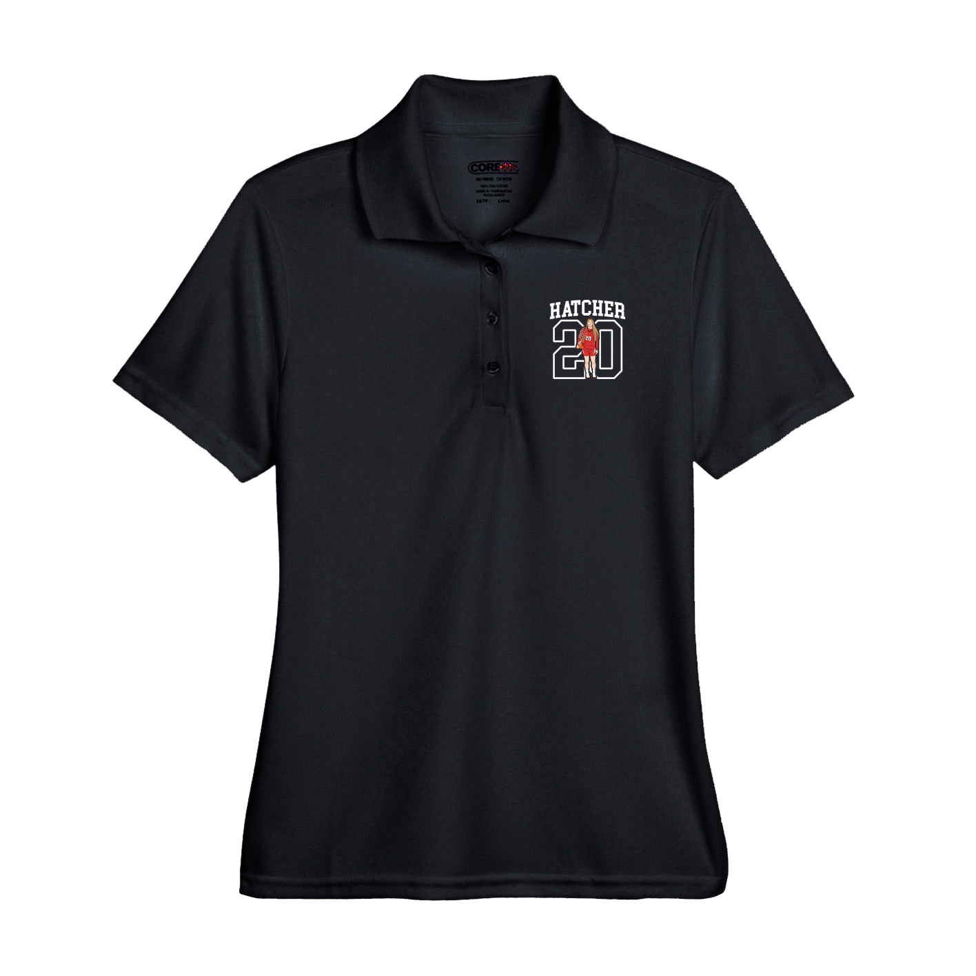 Performance Polo — Shirsey in Black