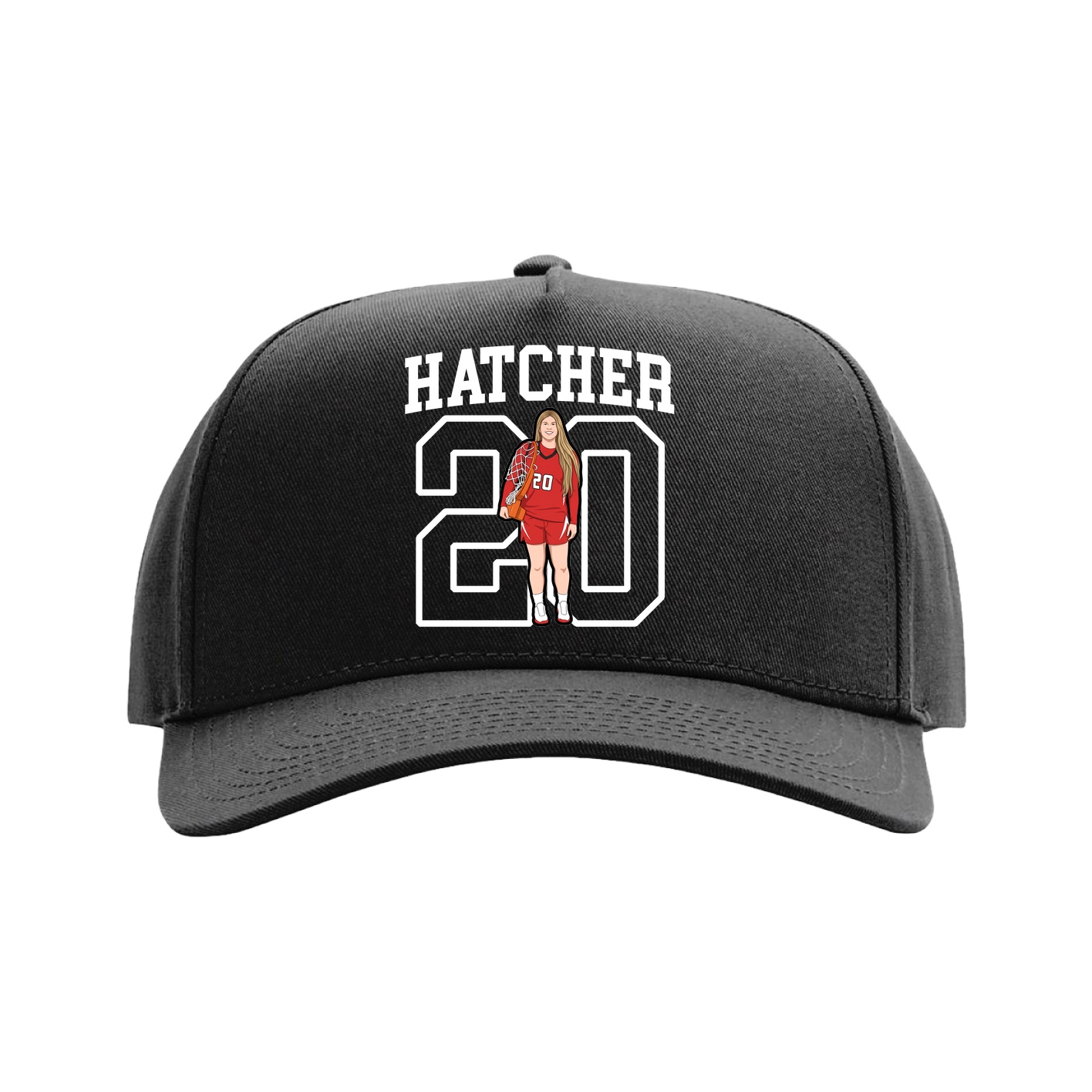 Full Fabric Five-Panel Champ Cap