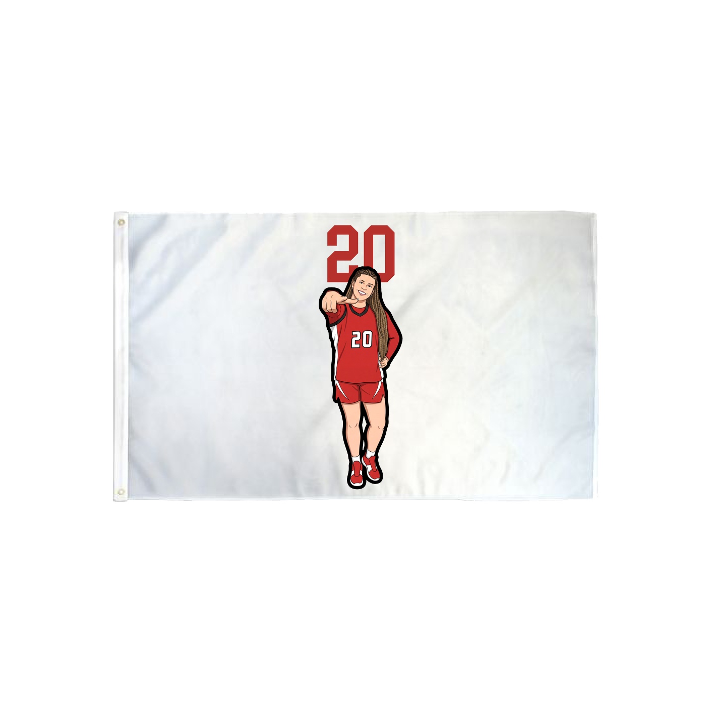 3x5 Flag — Number Top in Classic
