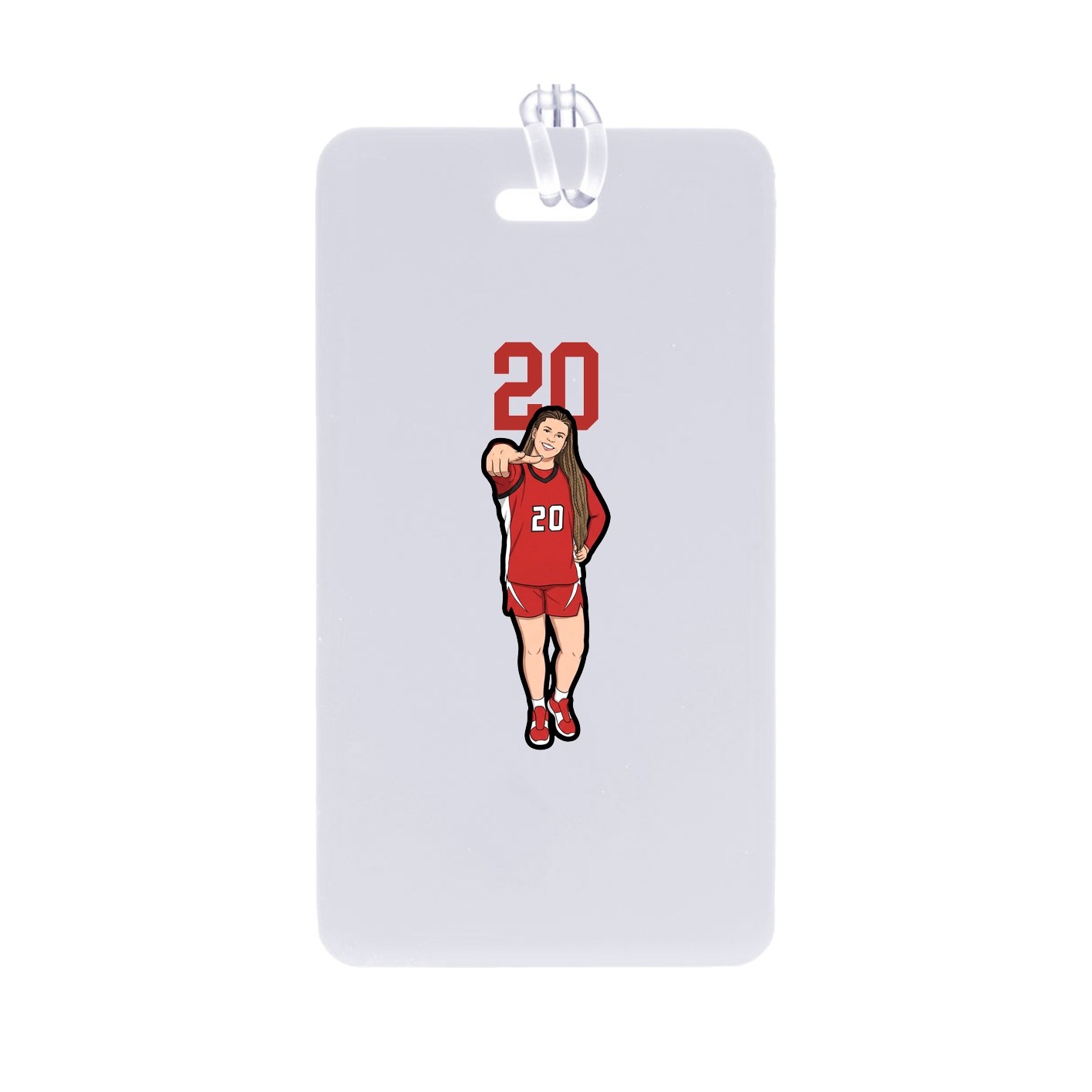 Bag Tag — Number Top in Classic