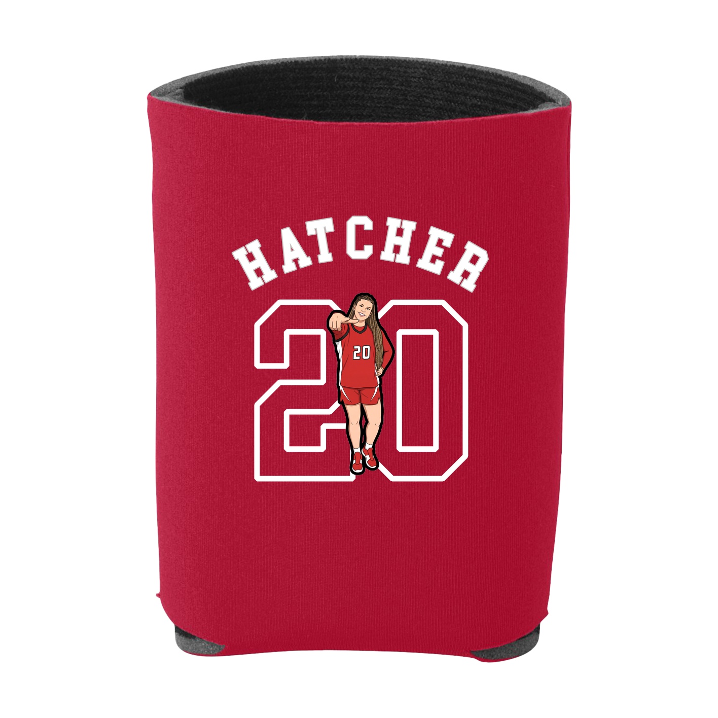 Can Holder — Shirsey Arch in Red