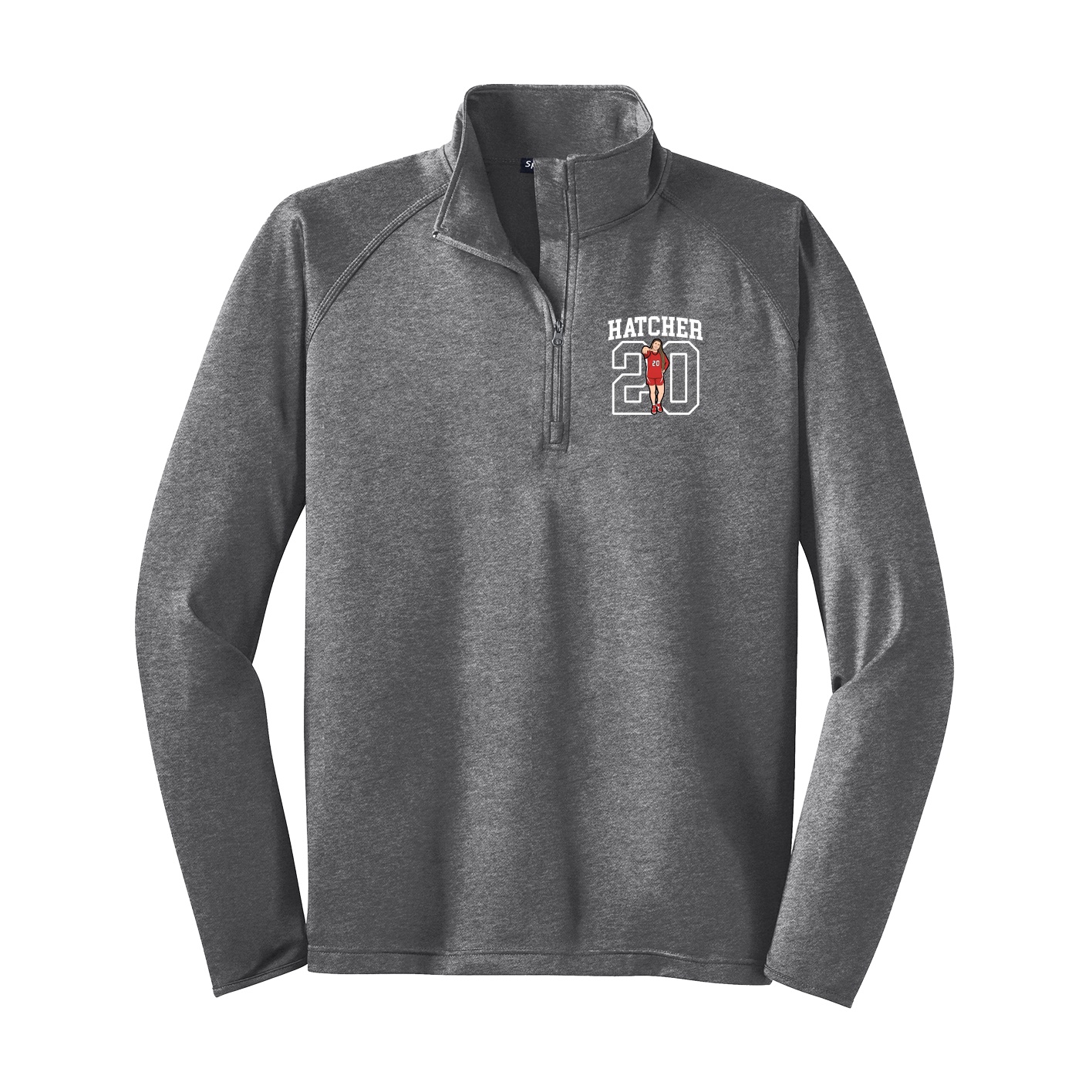 Q-Zip Pullover — Shirsey in Grey
