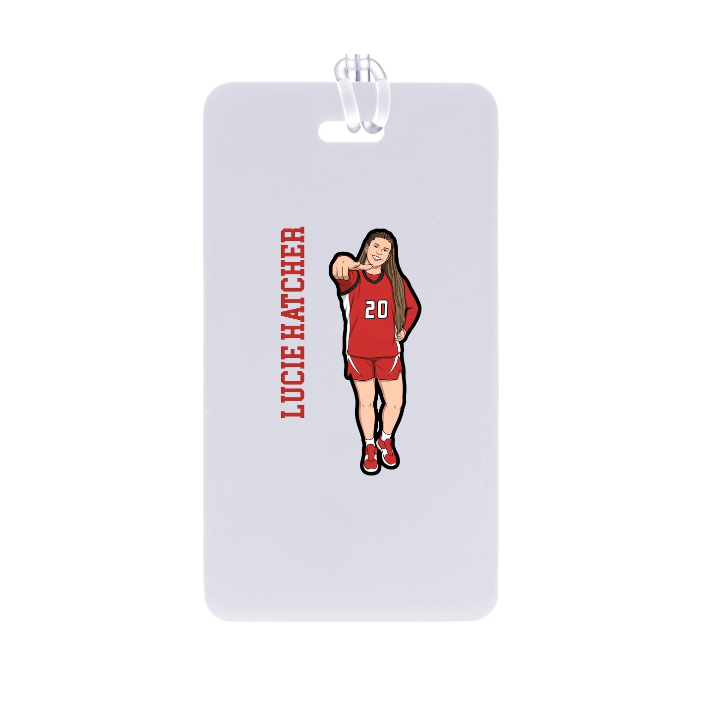Bag Tag — Name Vertical in Classic