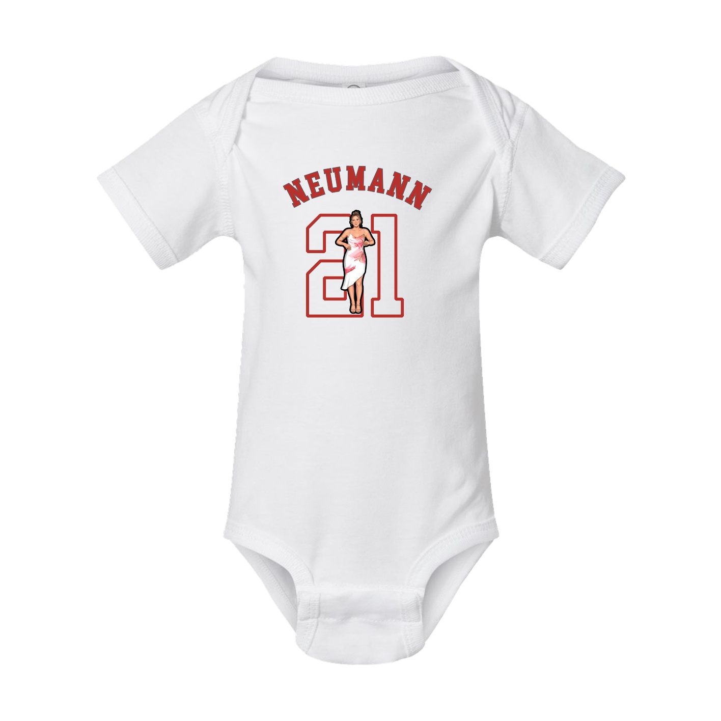 Baby Onesie — Shirsey Arch in White