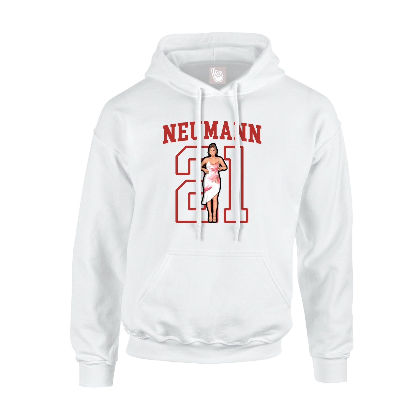 Hoodie — Shirsey in White