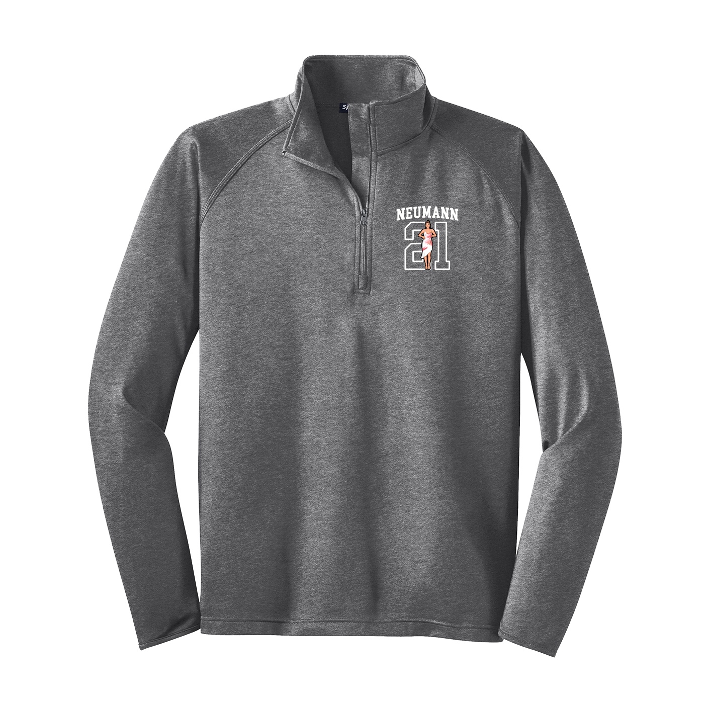 Q-Zip Pullover — Shirsey in Grey