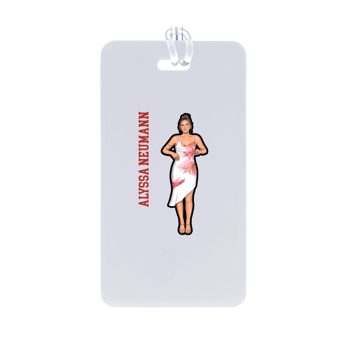 Bag Tag — Name Vertical in Classic