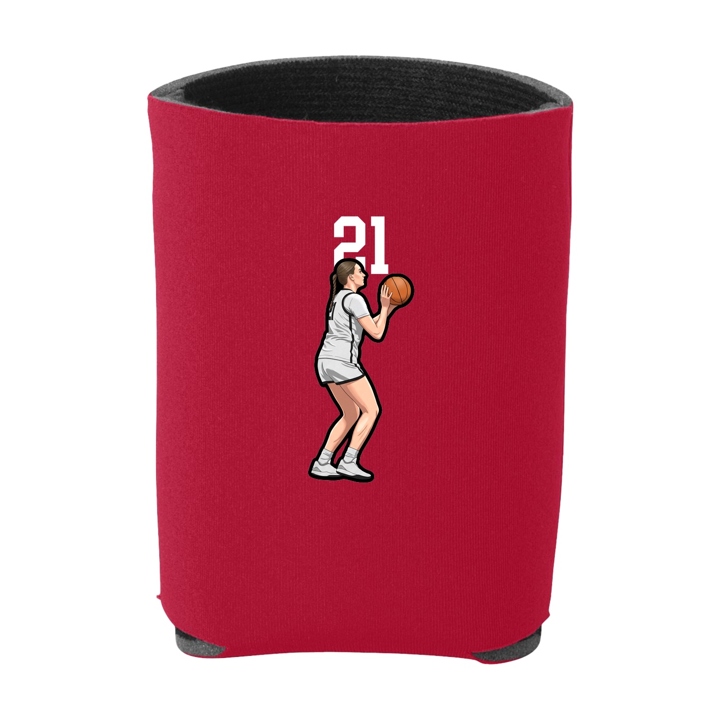 Can Holder — Number Top in Red