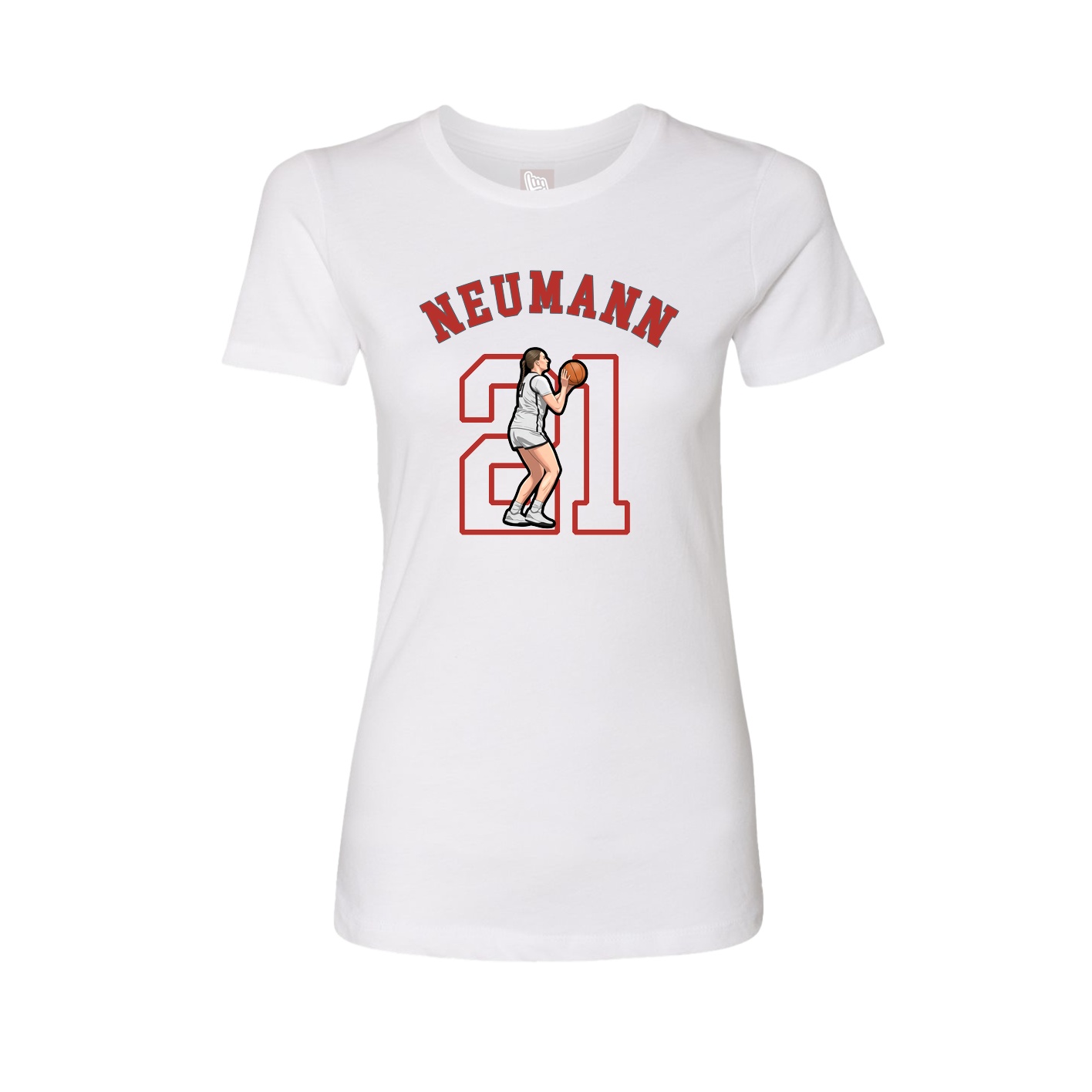 Womens Tee — Shirsey Arch in White