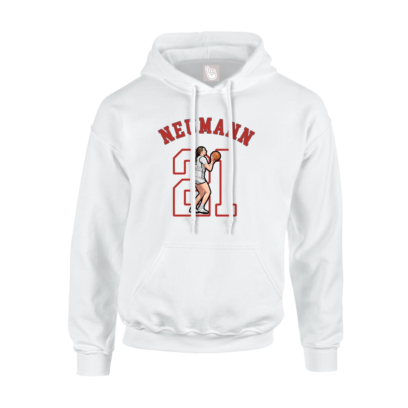 Youth Hoodie — Shirsey Arch in White