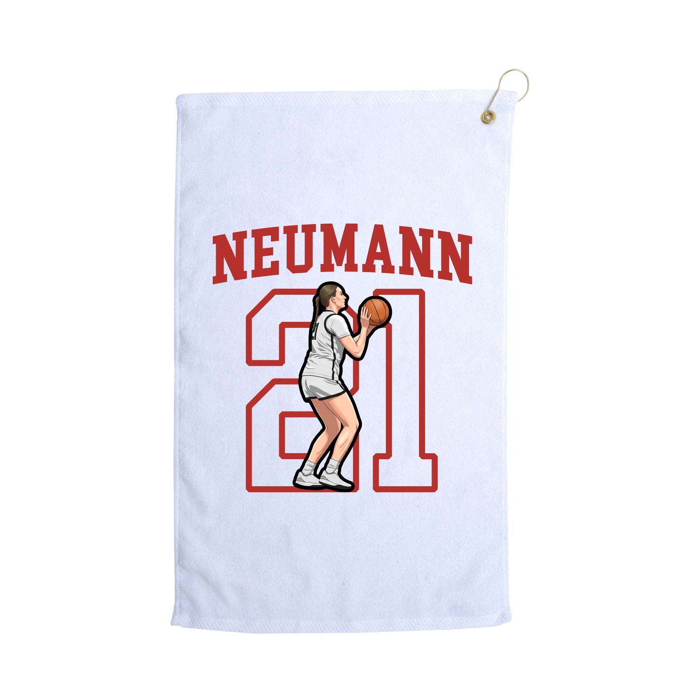 Golf Towel — Shirsey in White