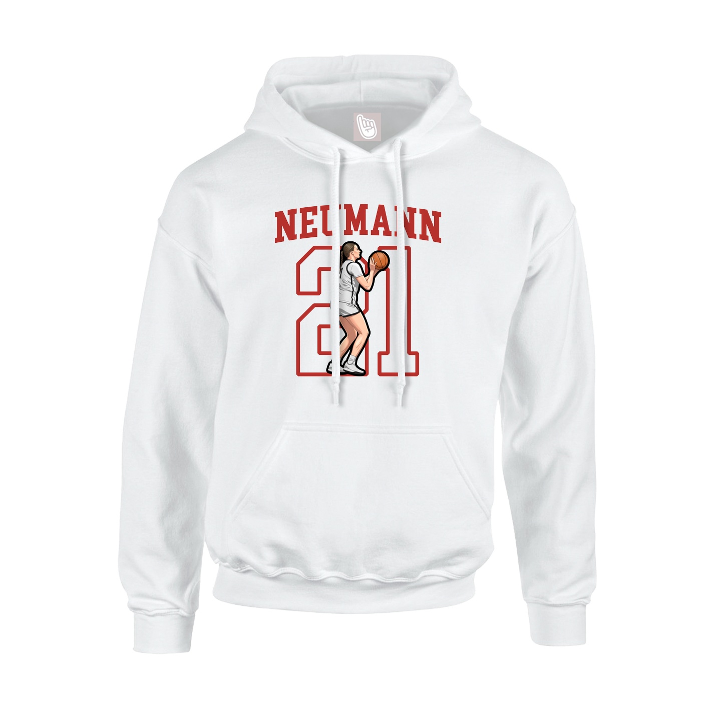 Hoodie — Shirsey in White