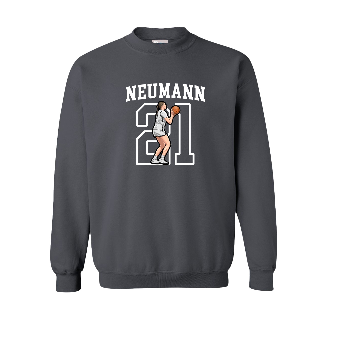 Fleece Crew — Shirsey in Grey