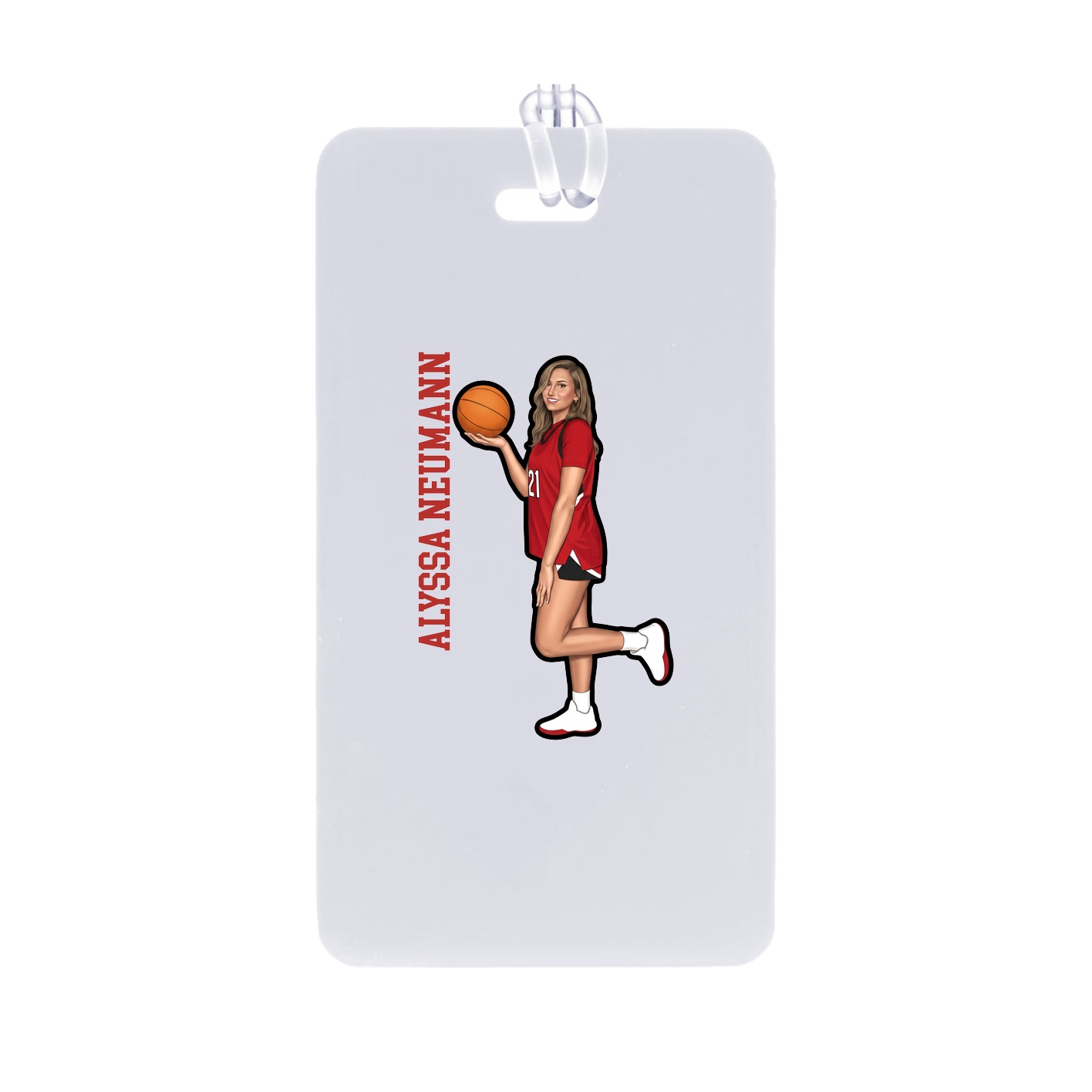 Bag Tag — Name Vertical in Classic