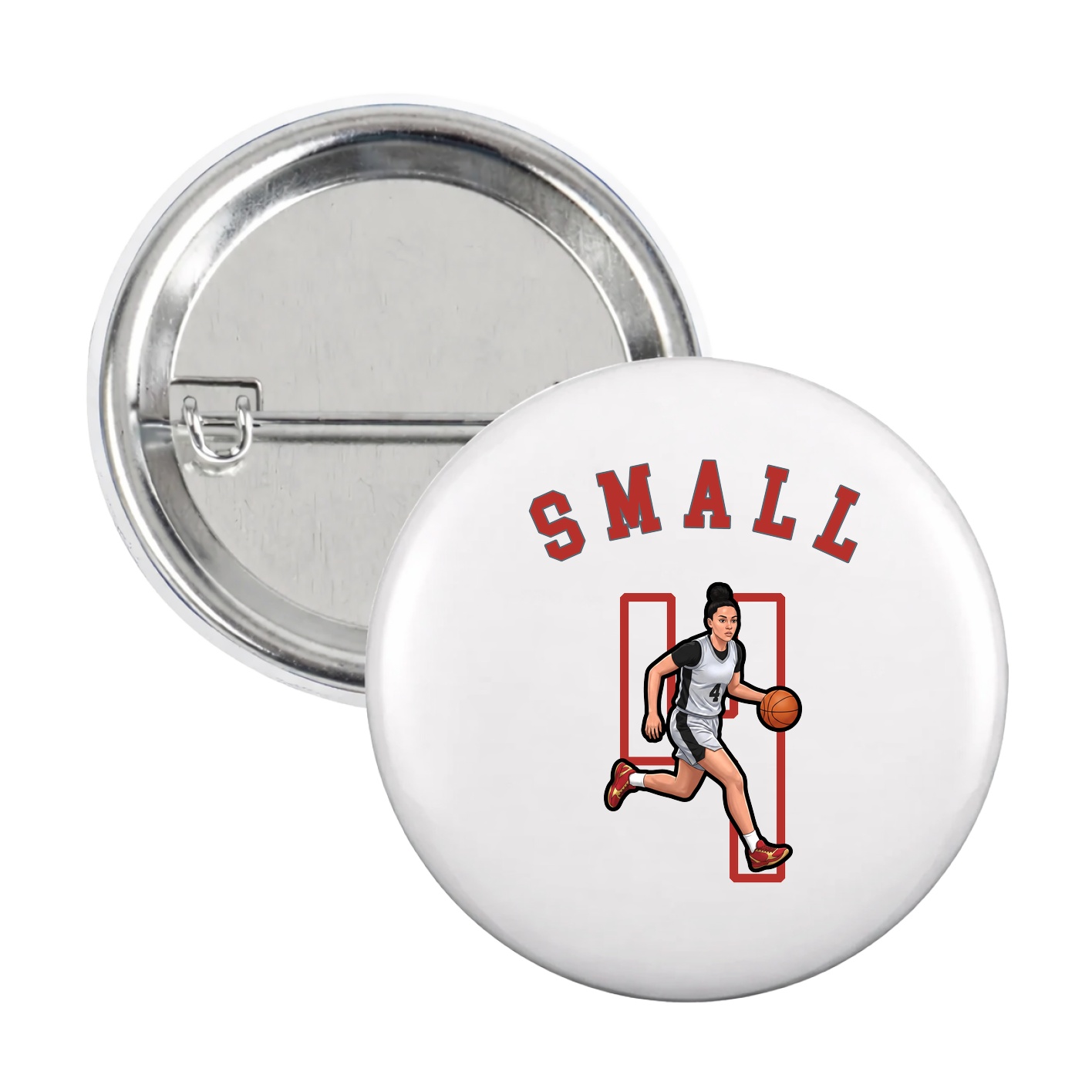 Game Day Button — Shirsey Arch in White