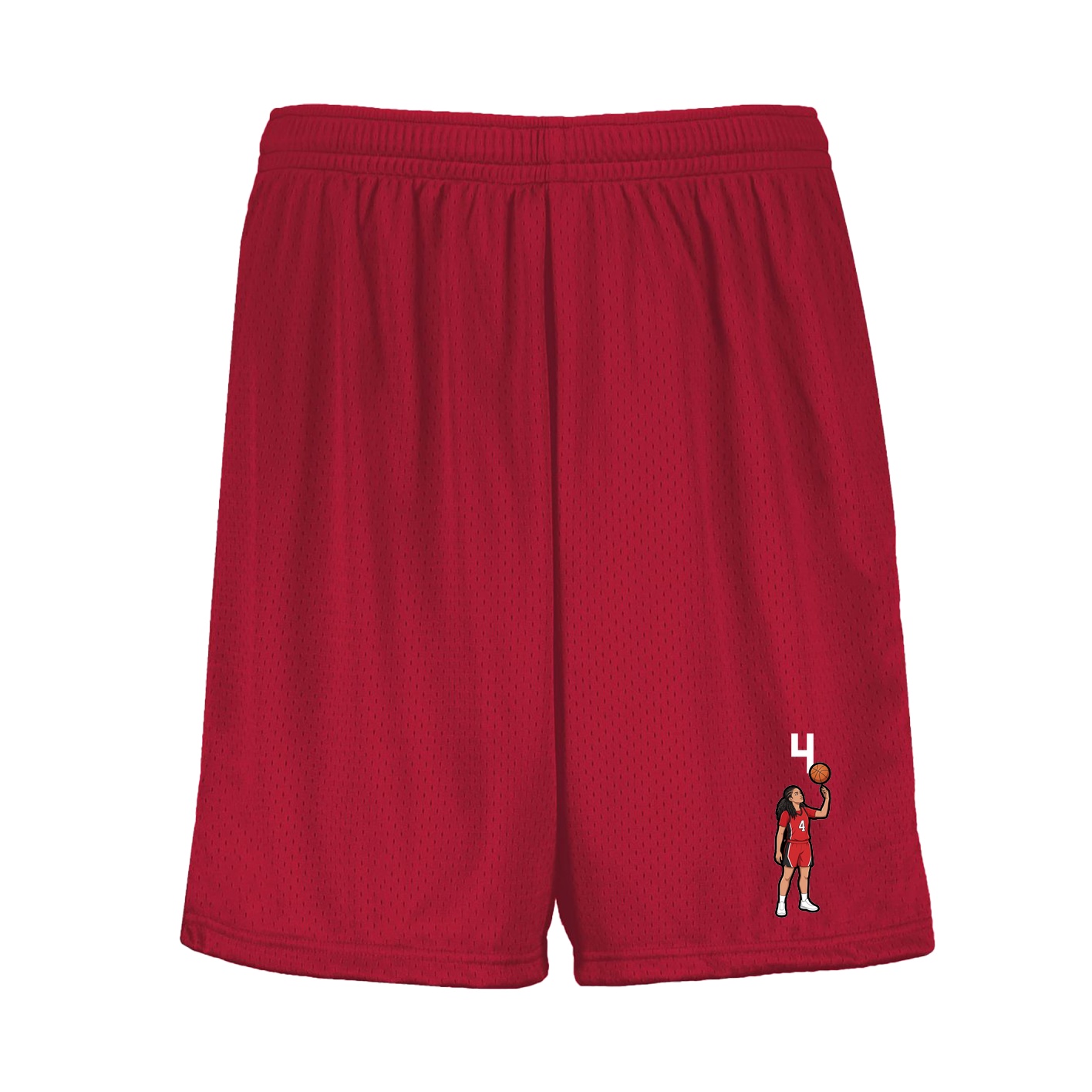 Shorts — Number Top in Red