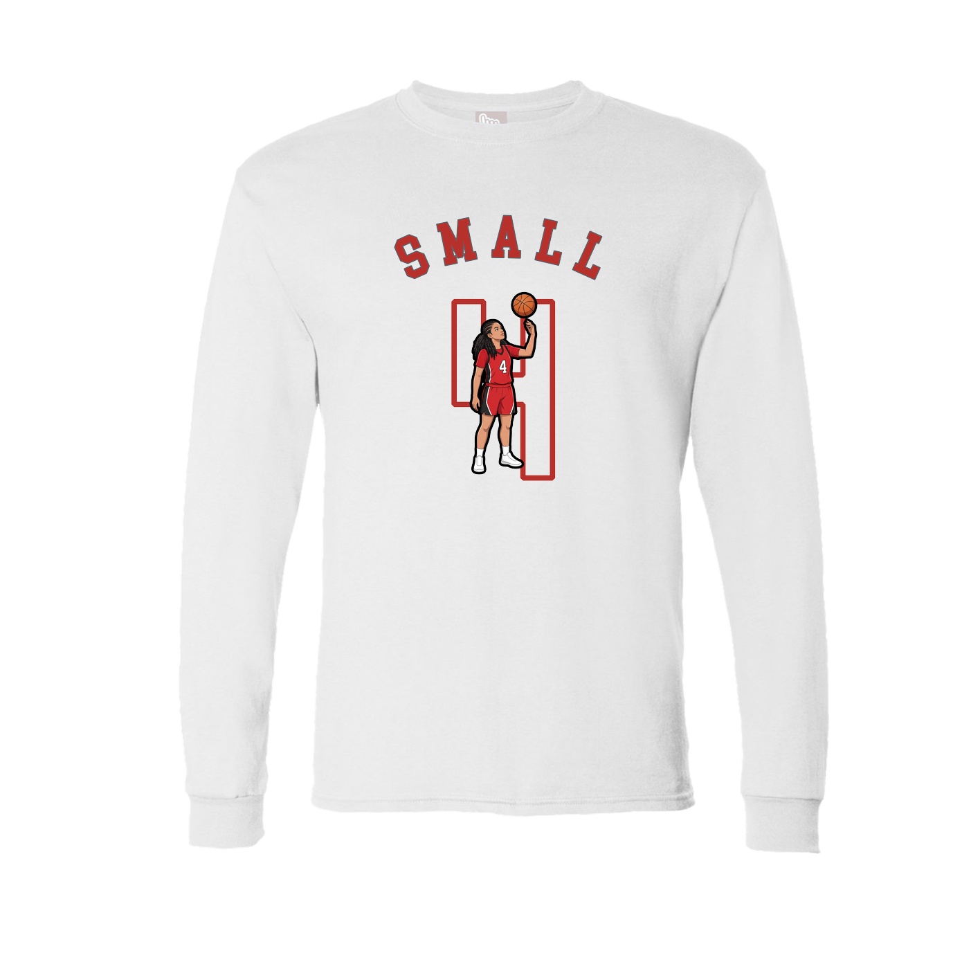Long Sleeve Tee — Shirsey Arch in White