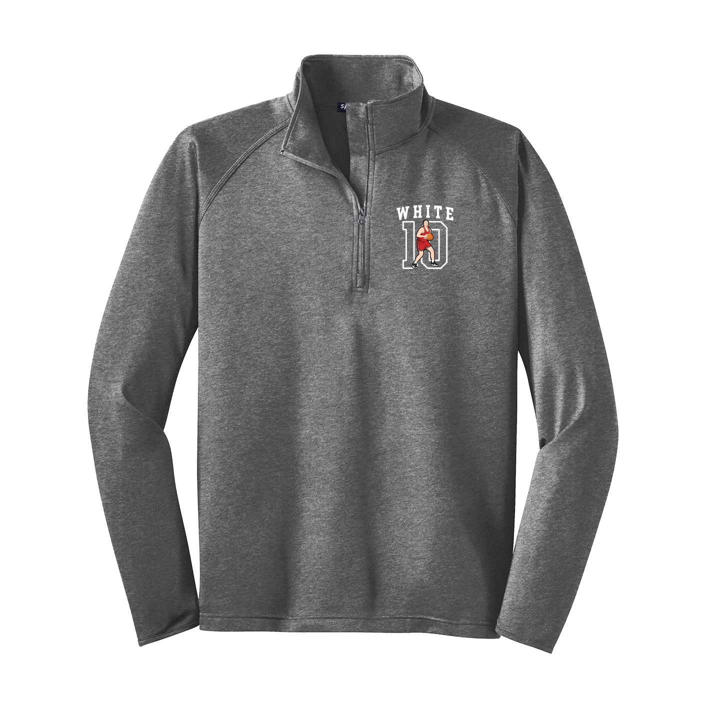 Q-Zip Pullover — Shirsey in Grey