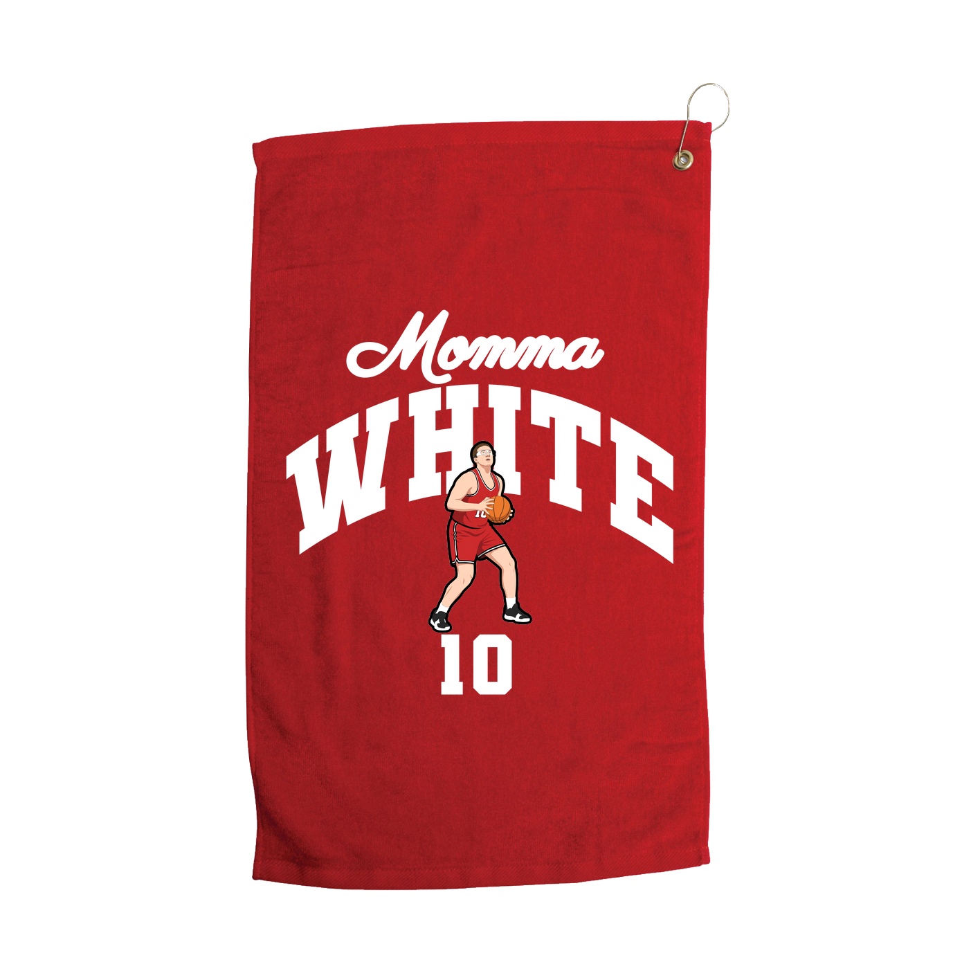 Golf Towel — Mothers Day Arch in Red