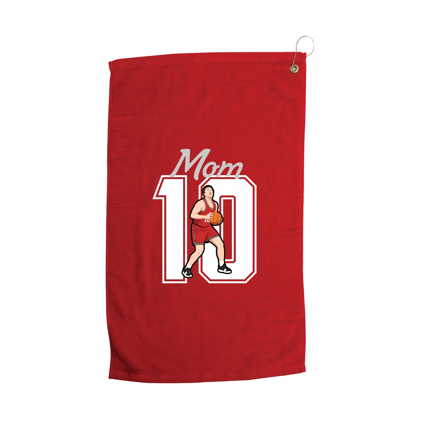 Golf Towel — Mothers Day Shirsey in Red
