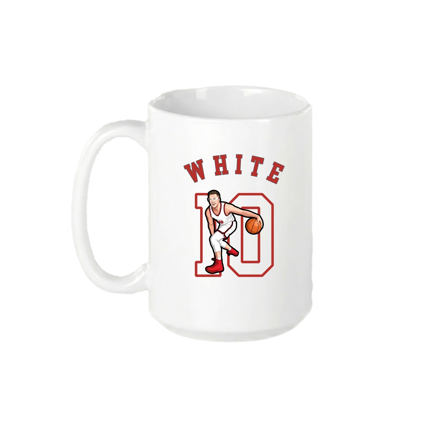 15oz Coffee Mug — Shirsey Arch in White