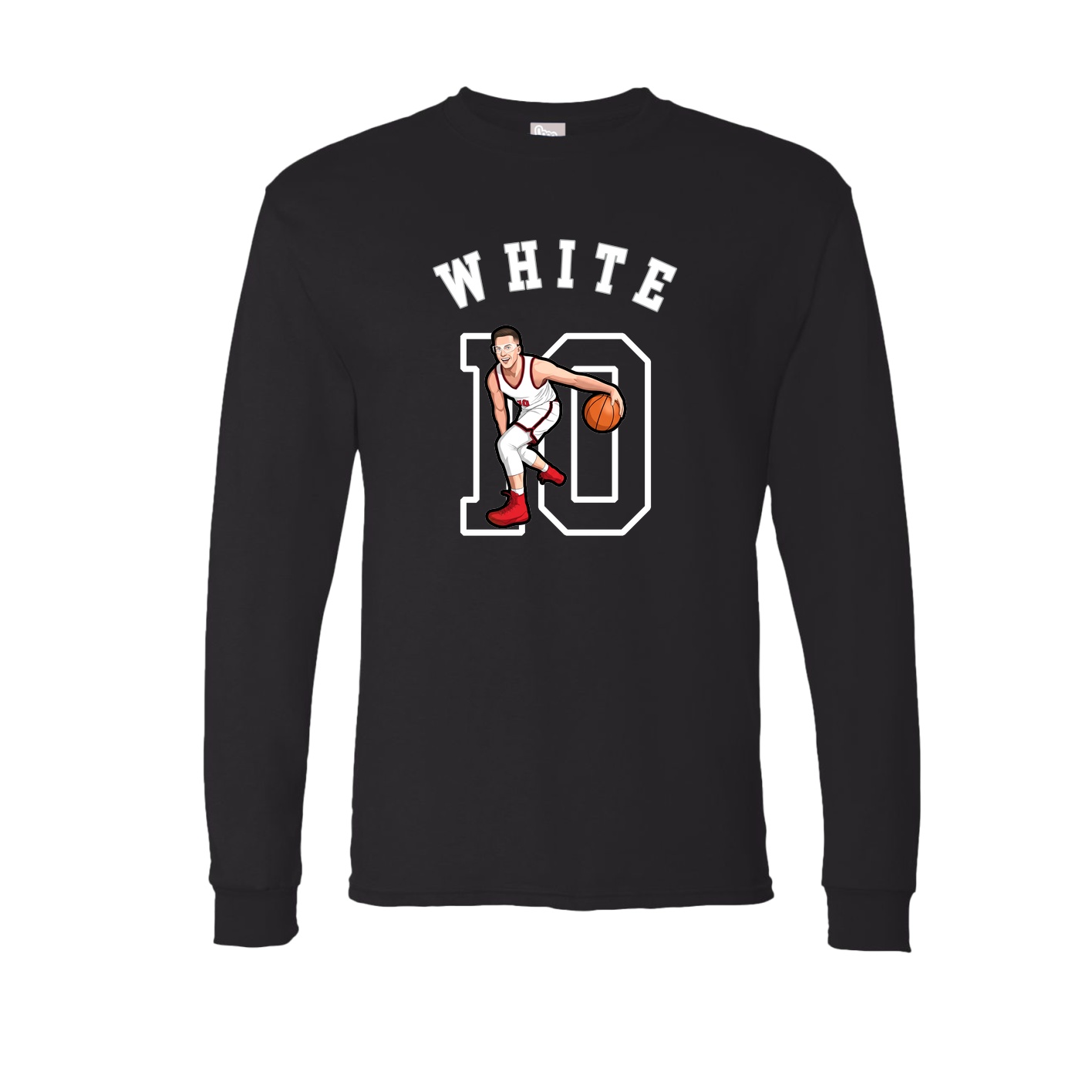 Long Sleeve Tee — Shirsey Arch in Black
