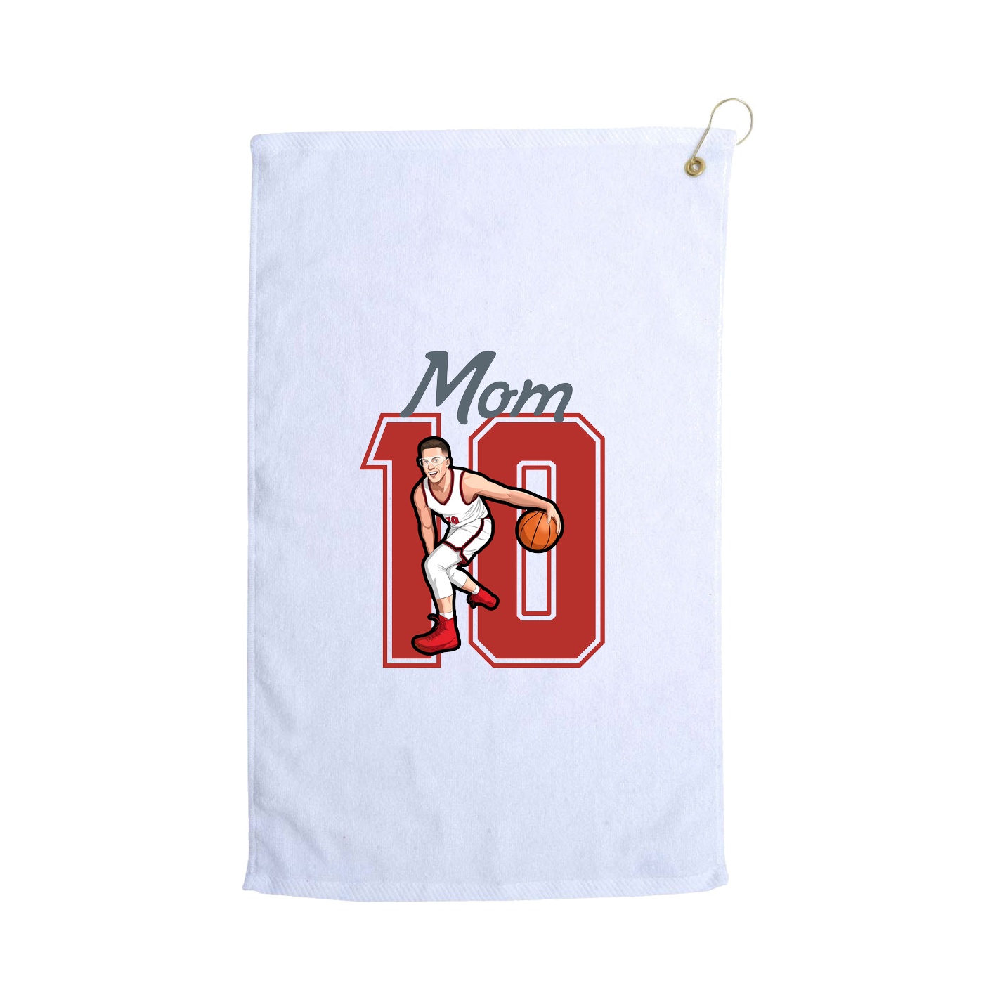 Golf Towel — Mothers Day Shirsey in White