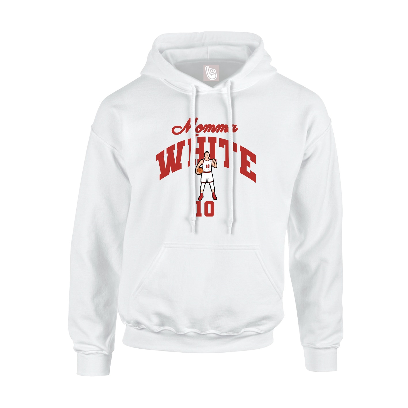 Hoodie — Mothers Day Arch in White
