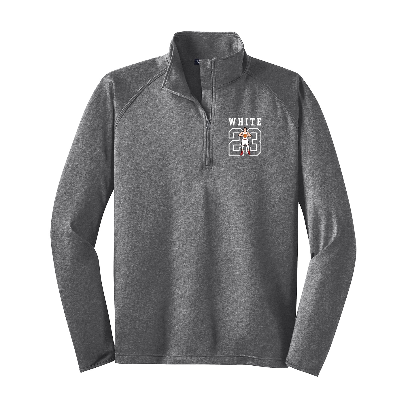 Q-Zip Pullover — Shirsey in Grey