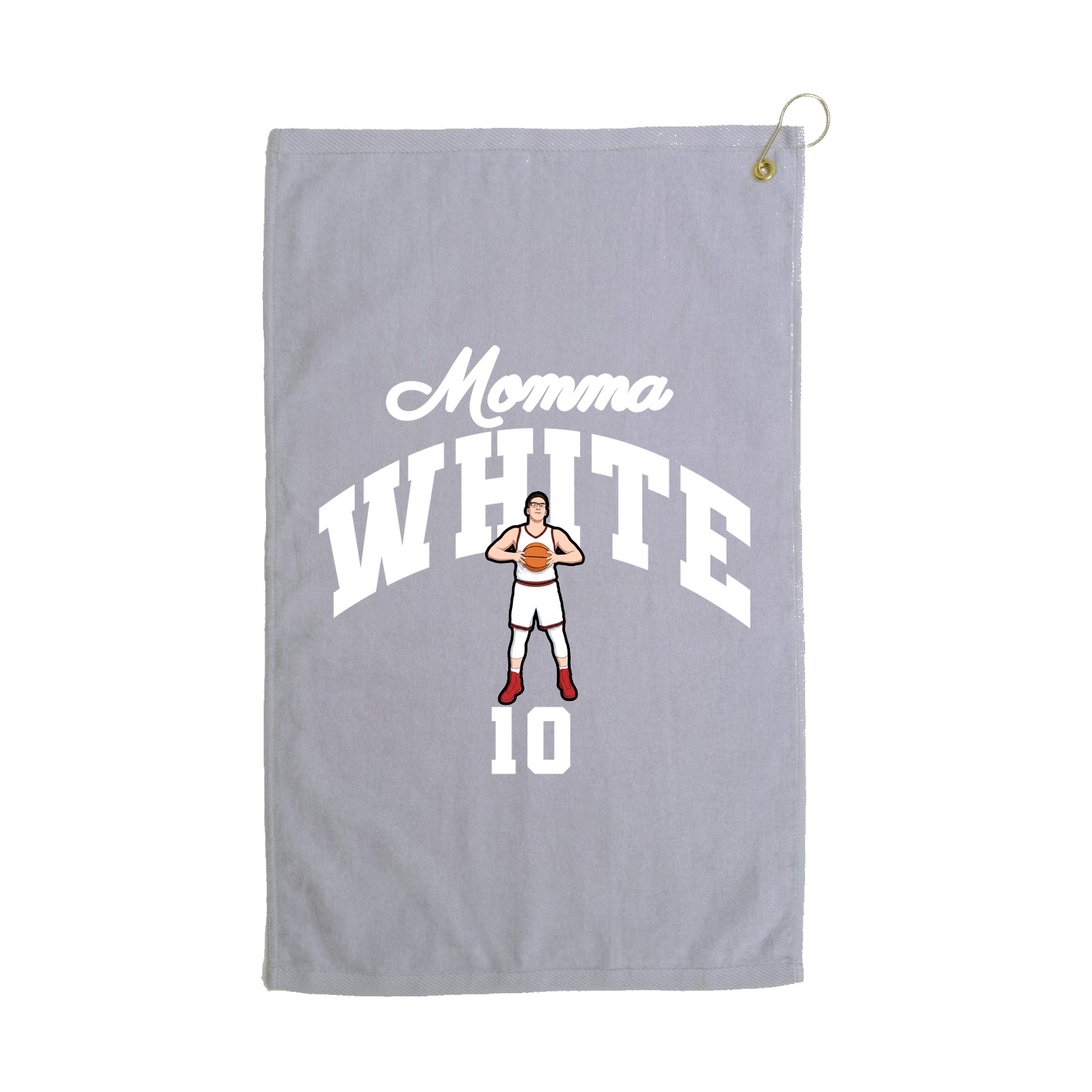 Golf Towel — Mothers Day Arch in Grey
