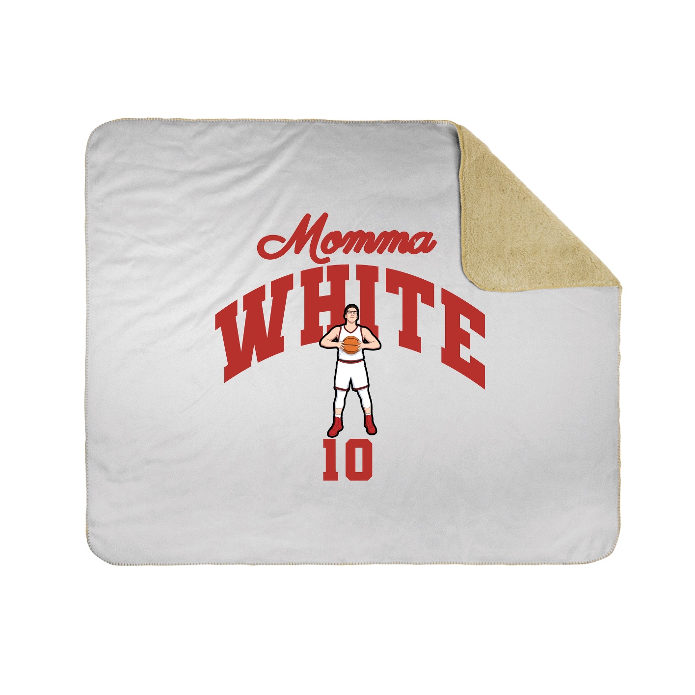 Throw Blanket — Mothers Day Arch in White
