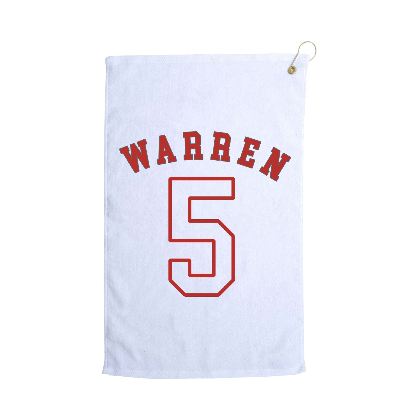 Golf Towel — Shirsey Arch in White