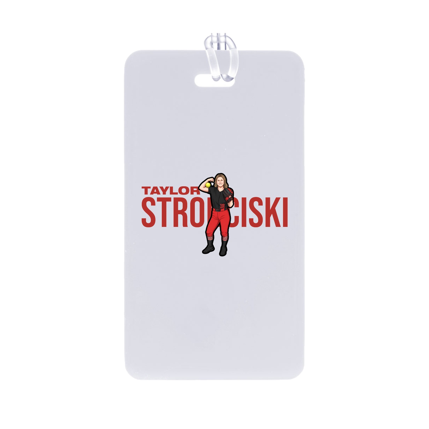 Bag Tag — Player Name in Classic