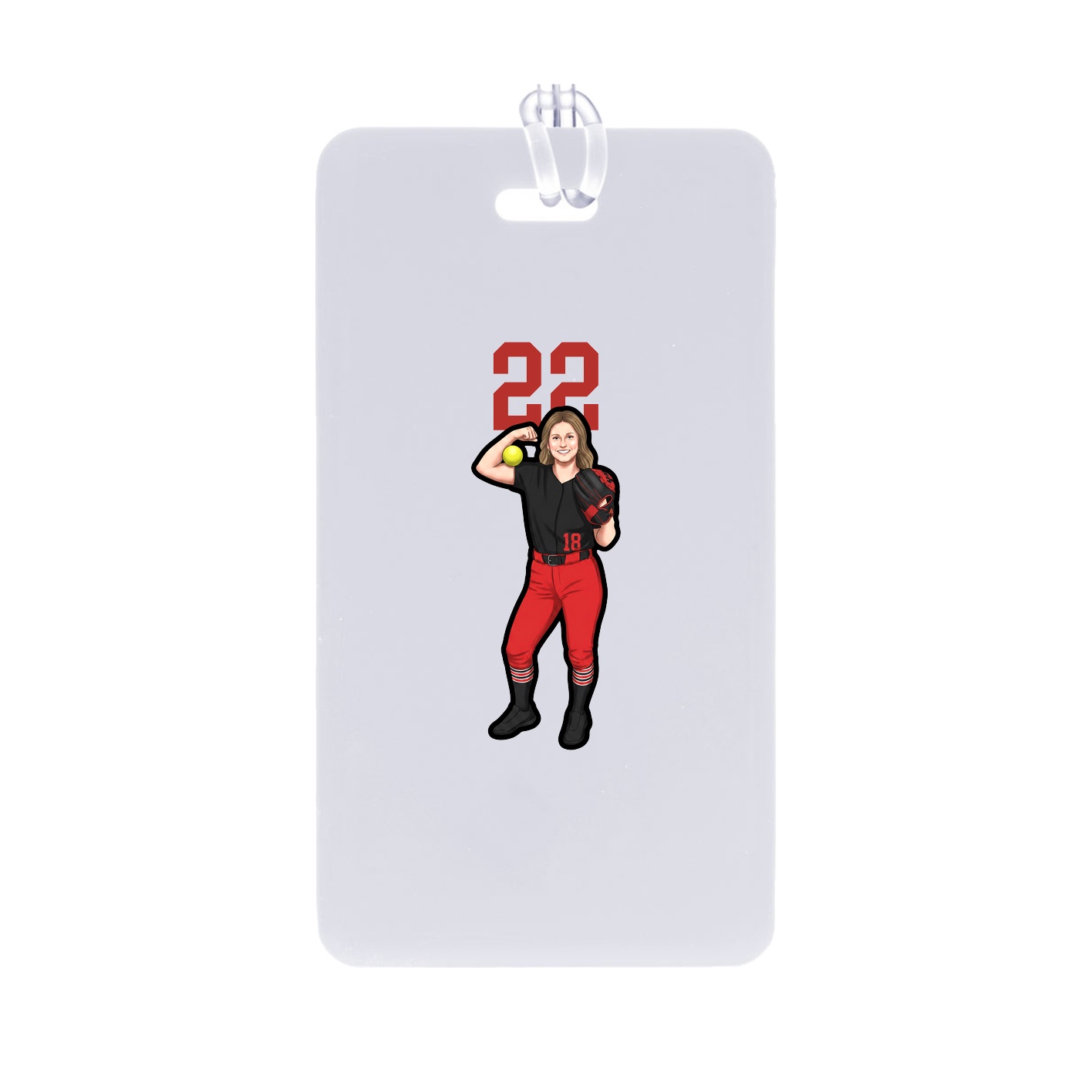 Bag Tag — Number Top in Classic
