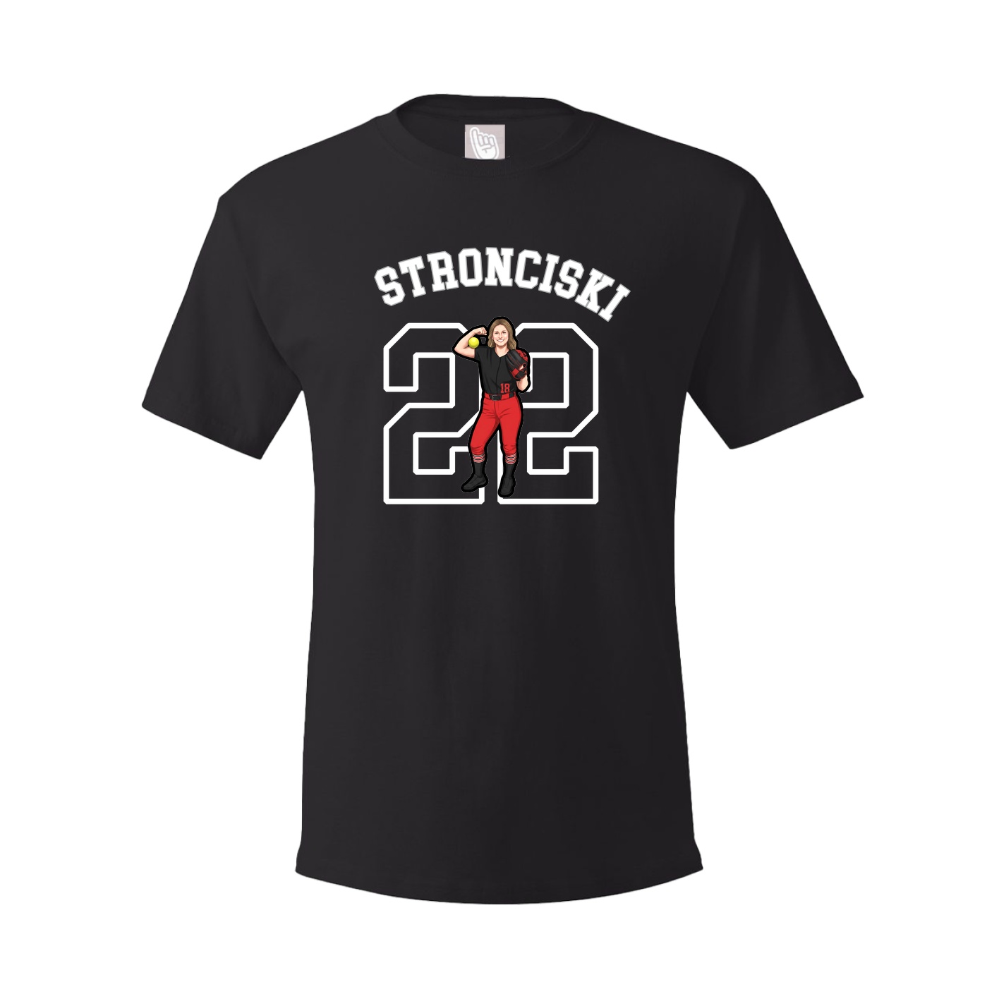 Youth Tee — Shirsey Arch in Black