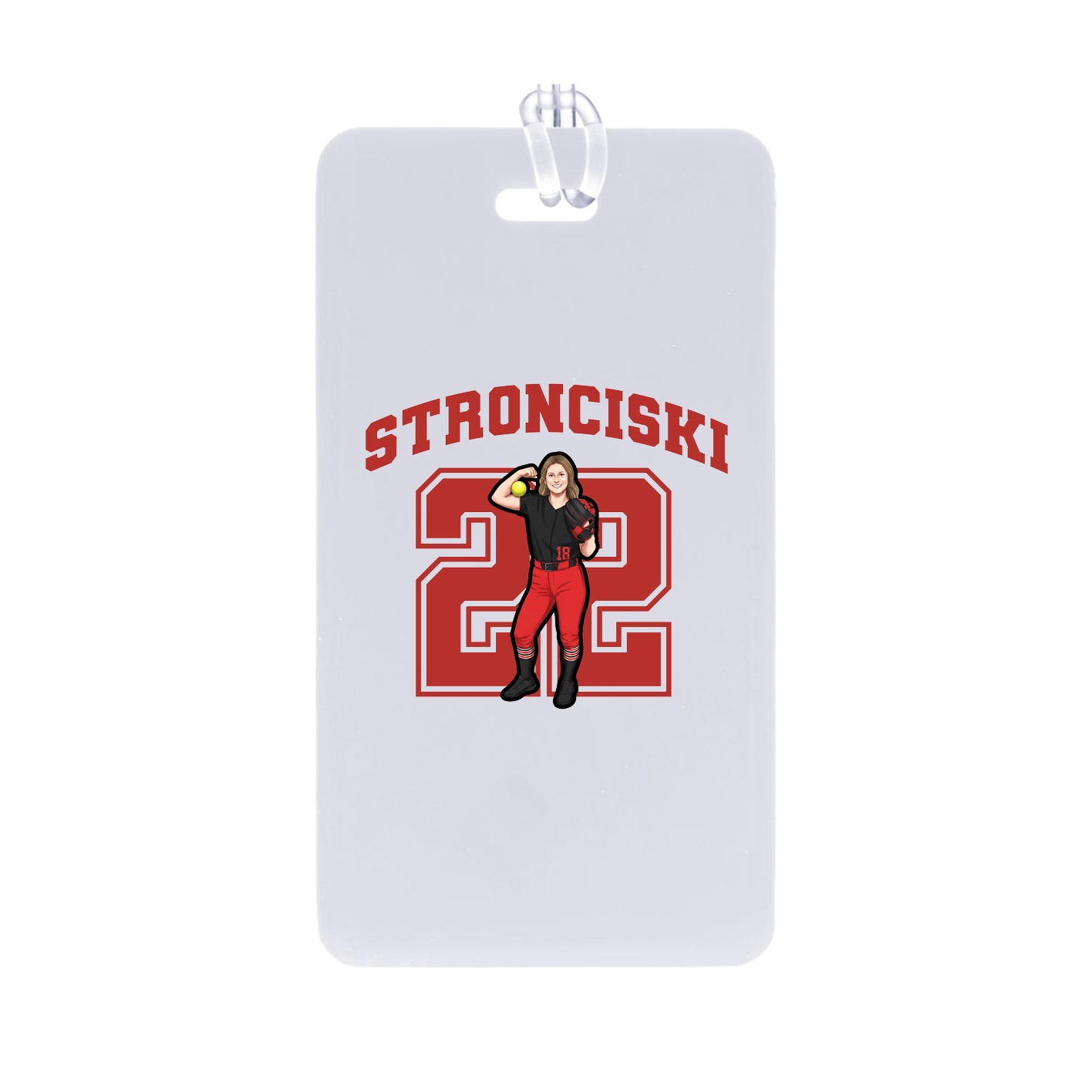 Bag Tag — Number in Classic