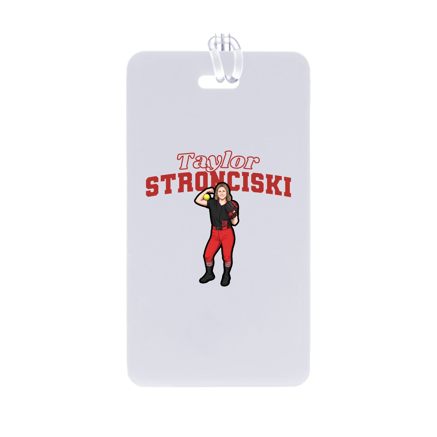 Bag Tag — Name Arch in Classic