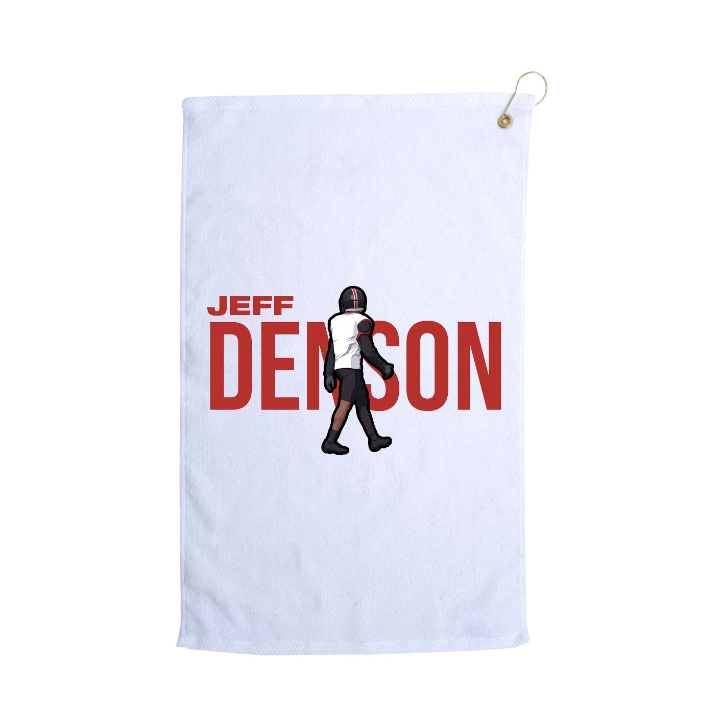 Golf Towel — Player Name in White