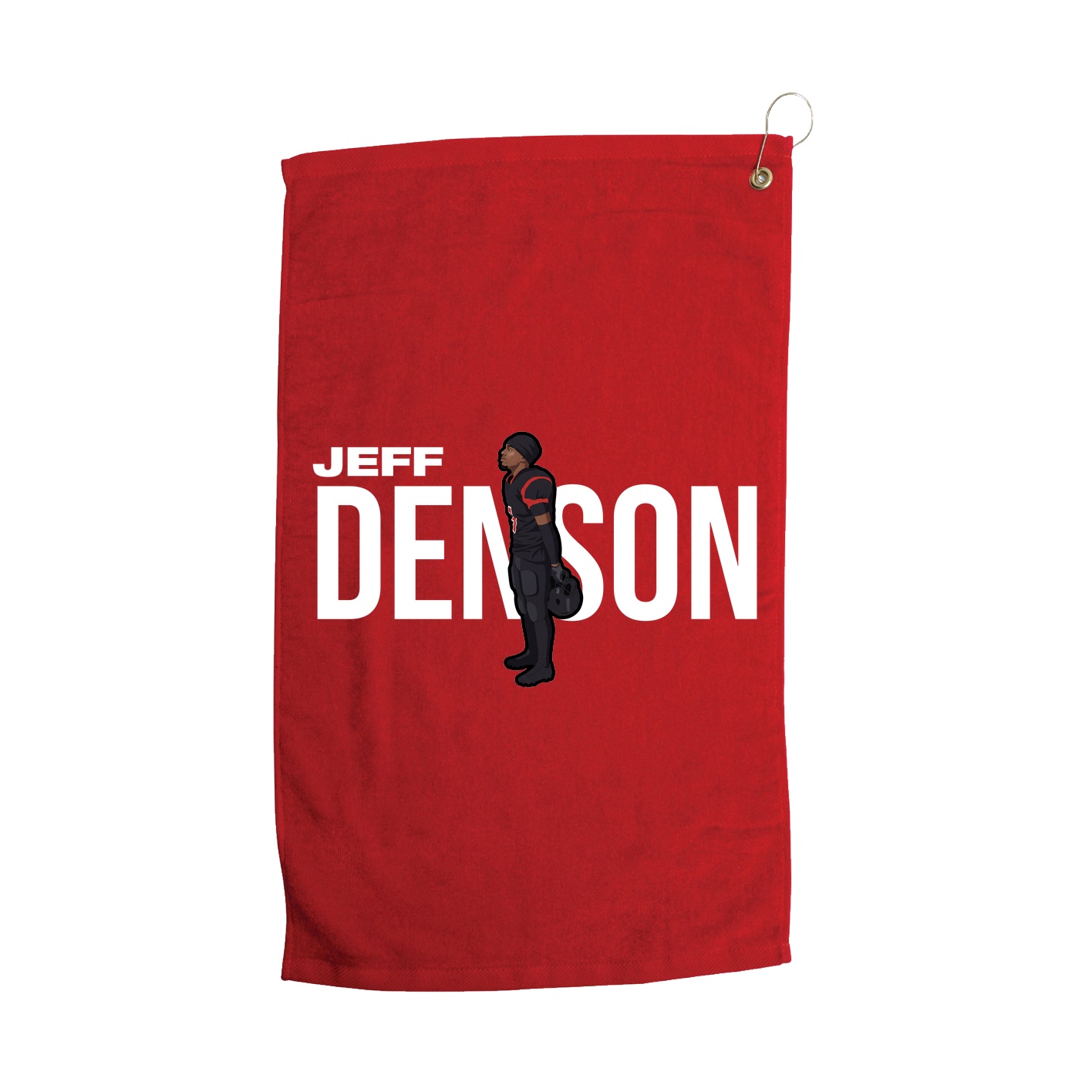 Golf Towel — Player Name in Red