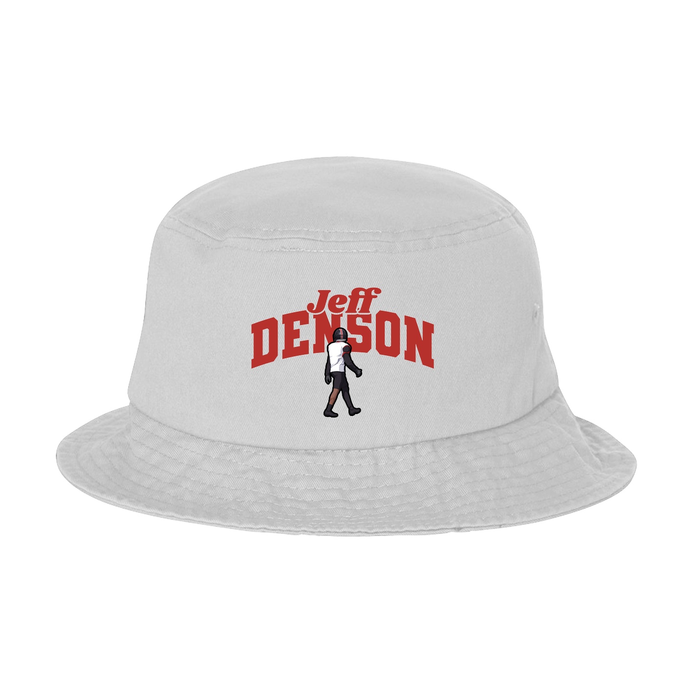 Bucket Cap — Signature Arch in White