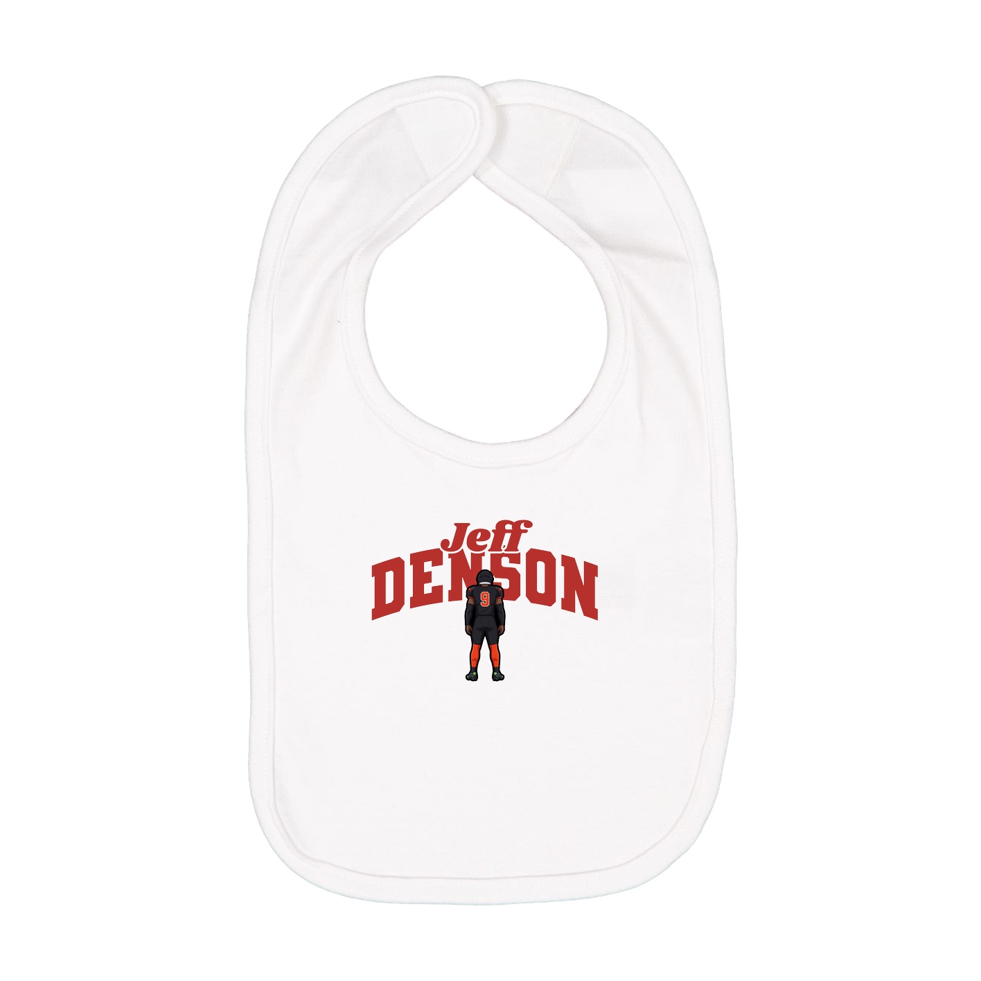 Infant Bib — Signature Arch in White