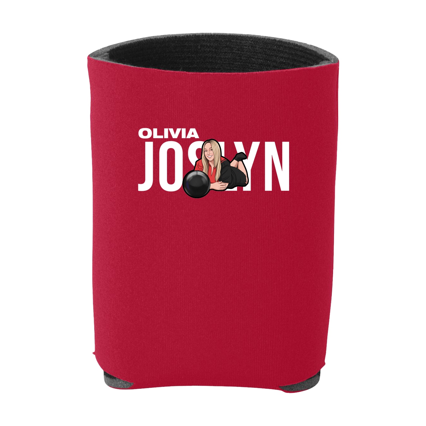 Can Holder — Player Name in Red