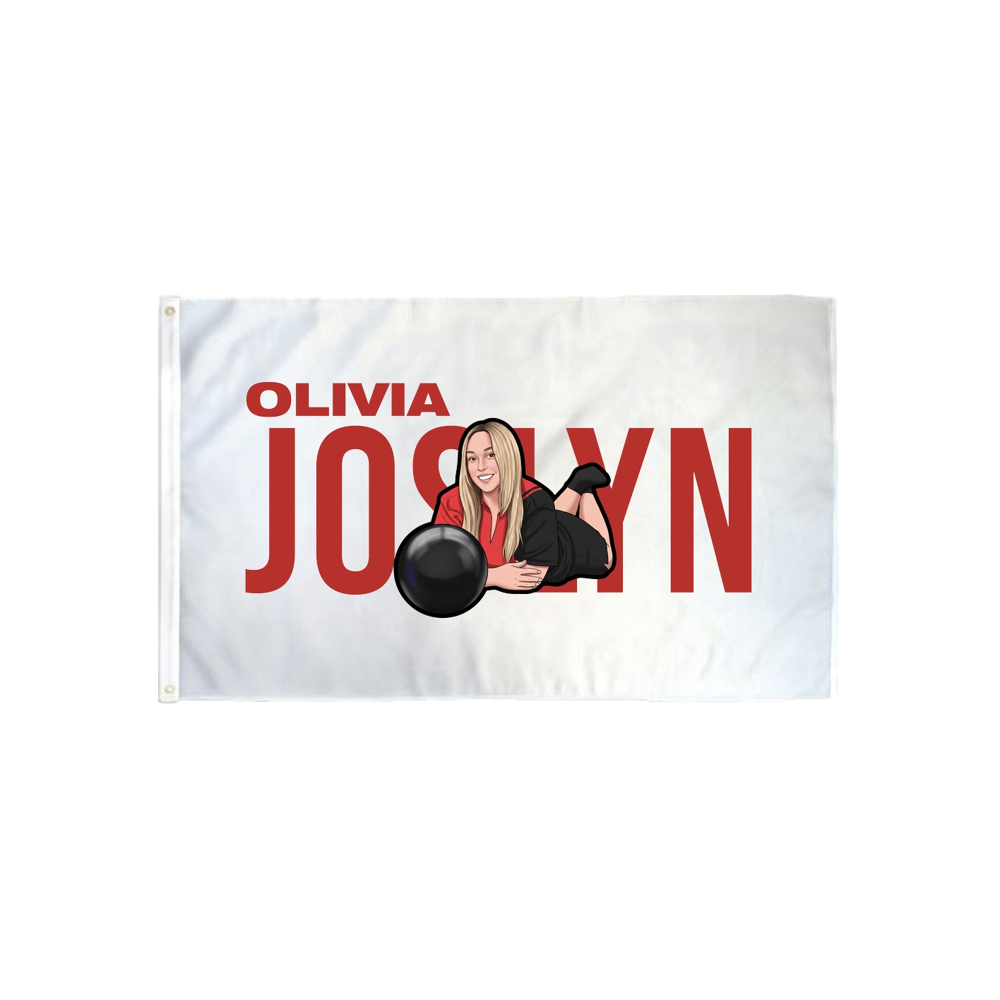 3x5 Flag — Player Name in Classic