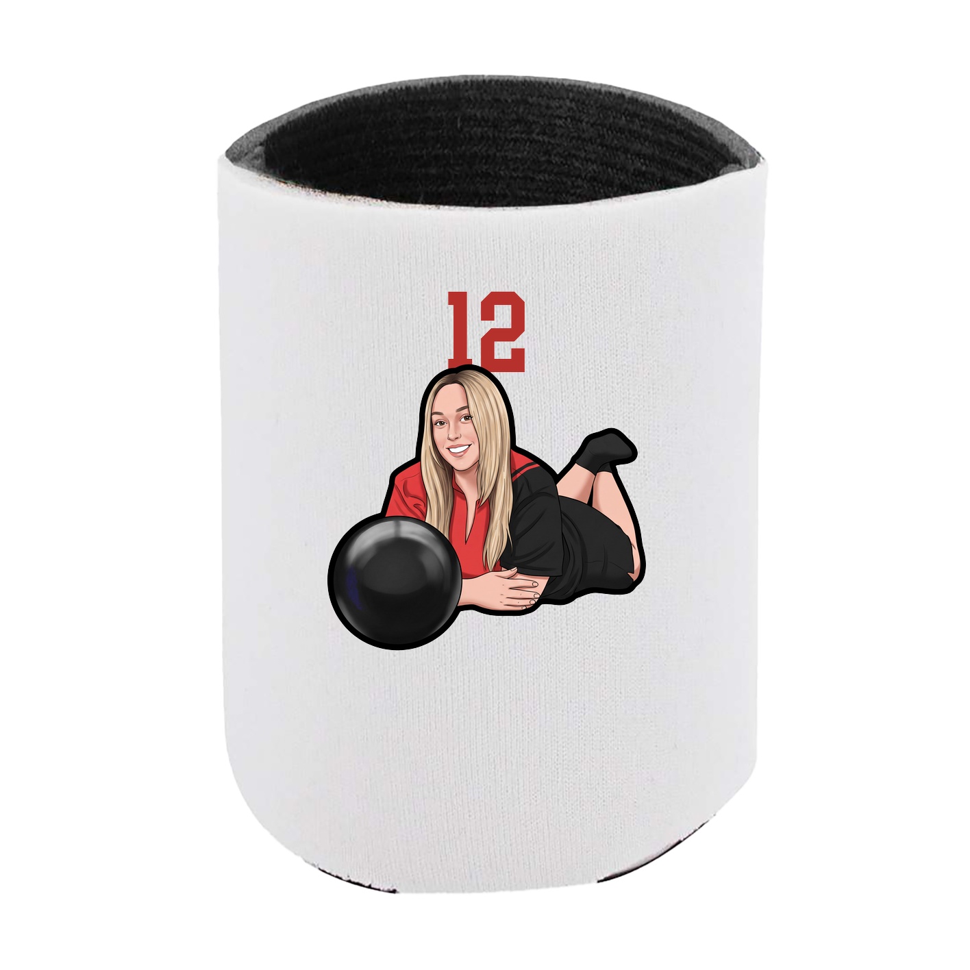 Can Holder — Number Top in White