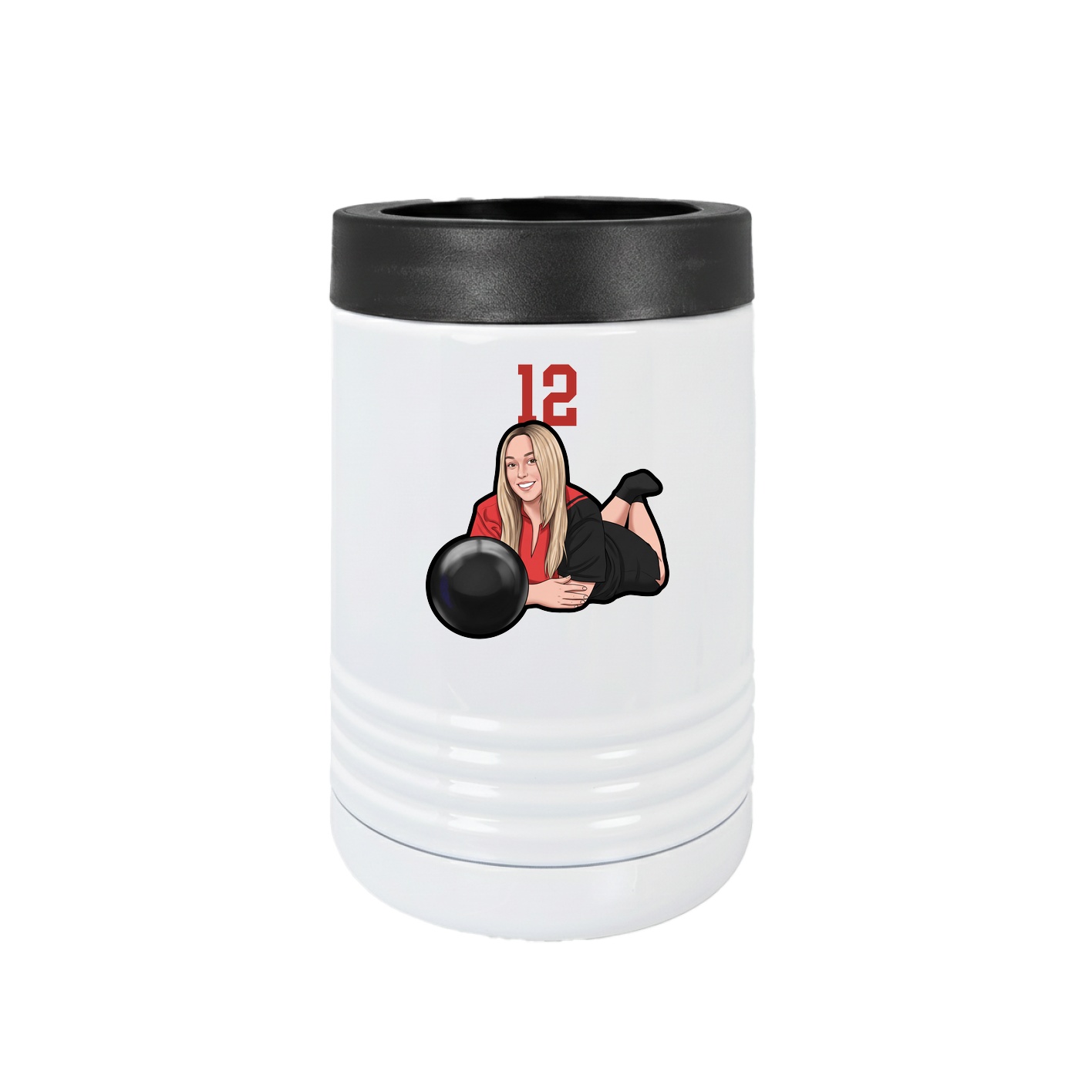 Beverage Holder — Number Top in White