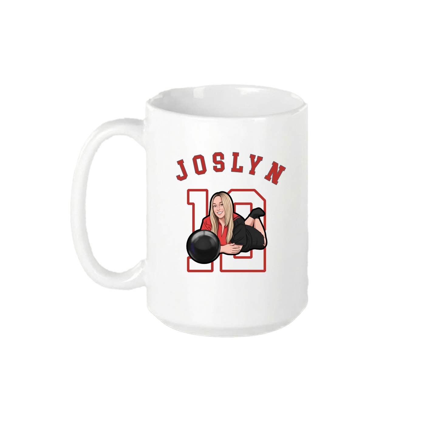15oz Coffee Mug — Shirsey Arch in White